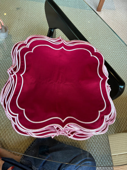 Tablescape - Servilleta Rojo Clásico (Red Classic Napkin)